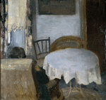 Juan Bonafé. Interior. Óleo sobre lienzo. 50,5 x 60 cm Juan Bonafé. Interior. Óleo sobre lienzo. 50,5 x 60 cm