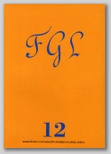 Año VI. Nº 12. Boletín de la Fundación Federico García Lorca. 